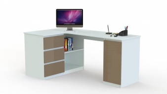 Угловой письменный стол с ящиками В20 BMS по индивидуальному размеру