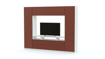 Стенка-горка Вельвет 8 Глянец BMS