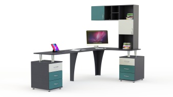 Письменный стол для двоих Пилот 62 BMS под подоконник