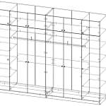 Схема сборки Шкаф распашной Бонн 14 BMS