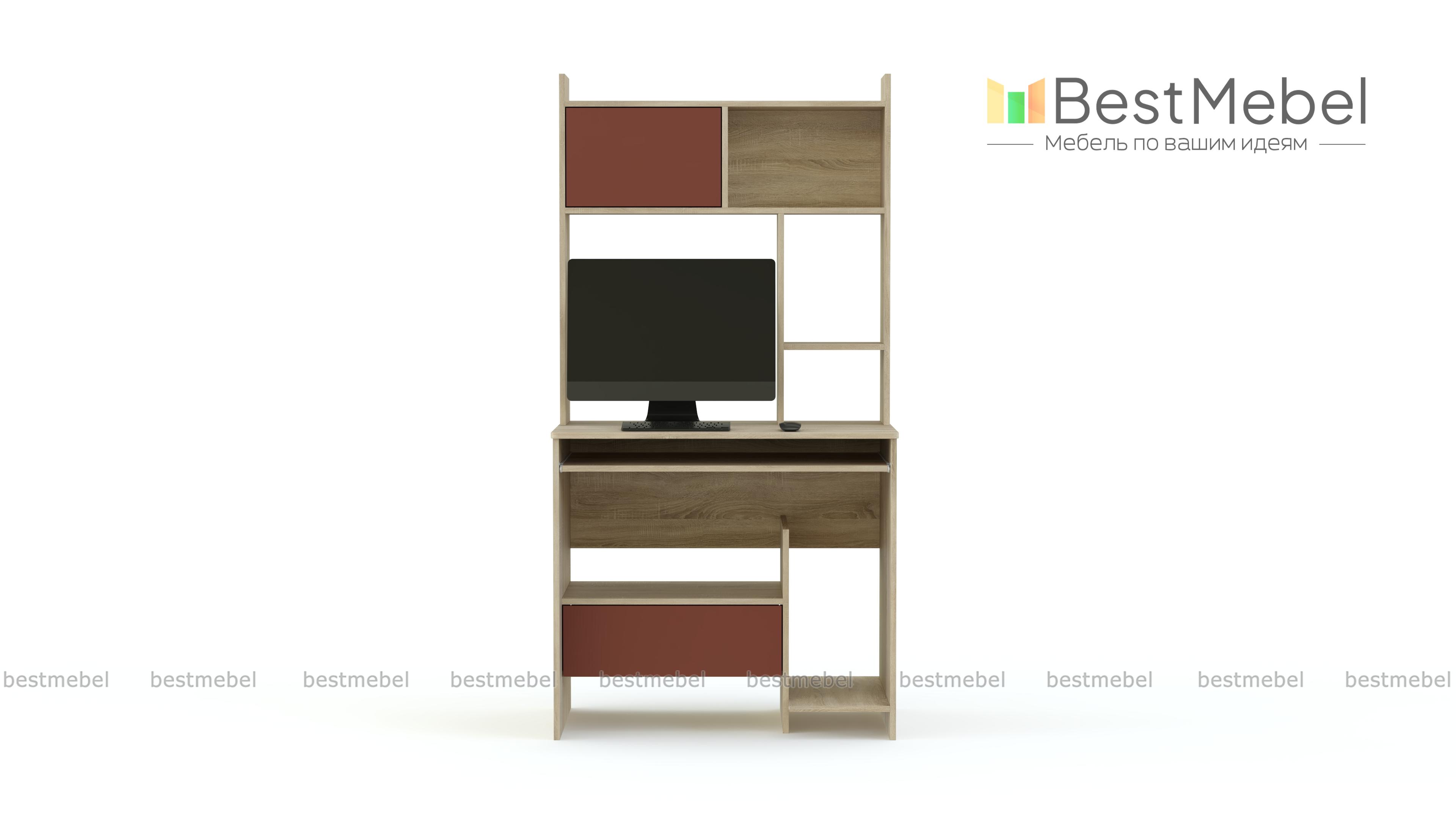 Стол компьютерный МБ-9.1 BMS - Фото