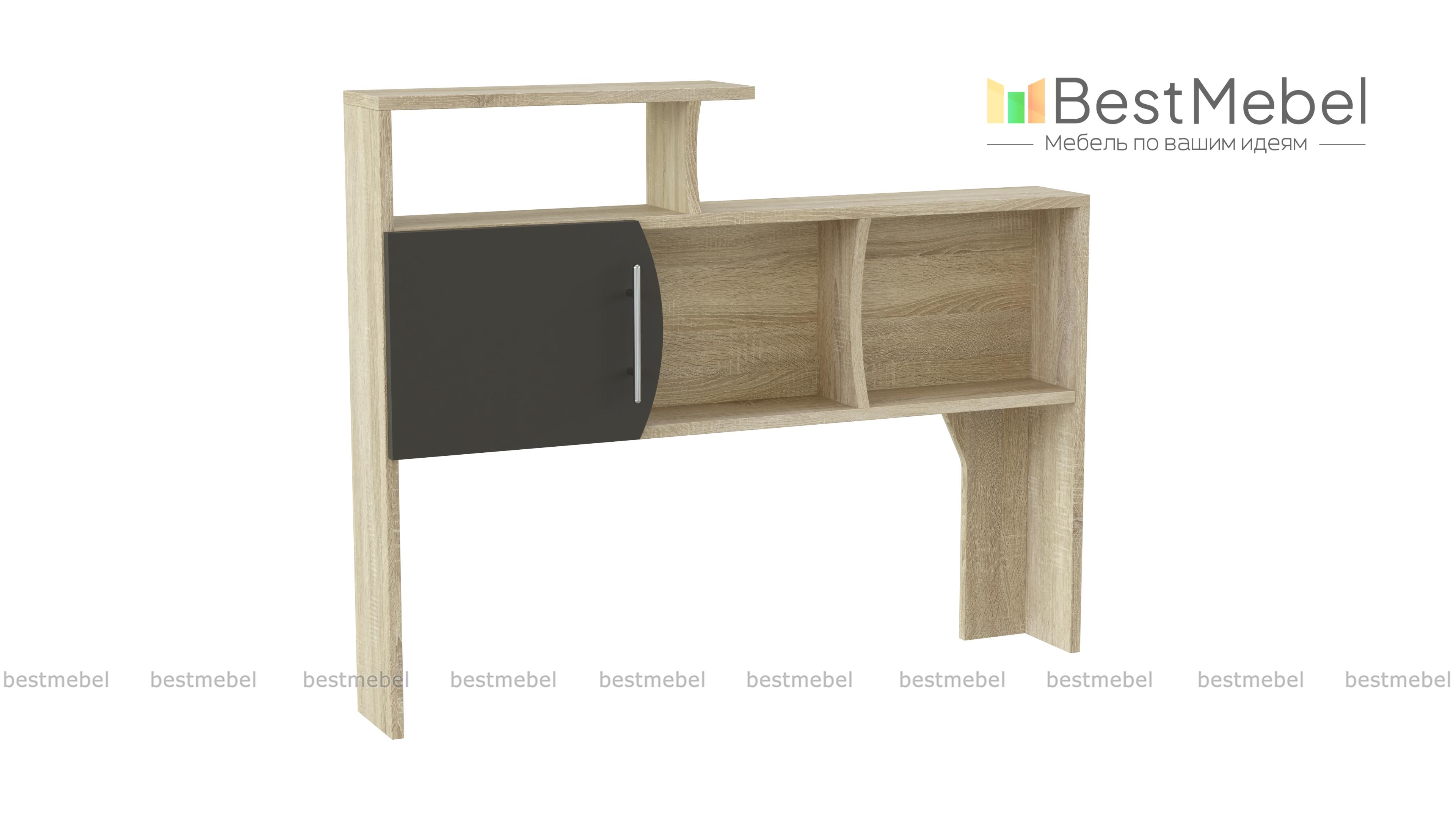 Надстройка стола компьютерного Манхэттен BMS - Фото