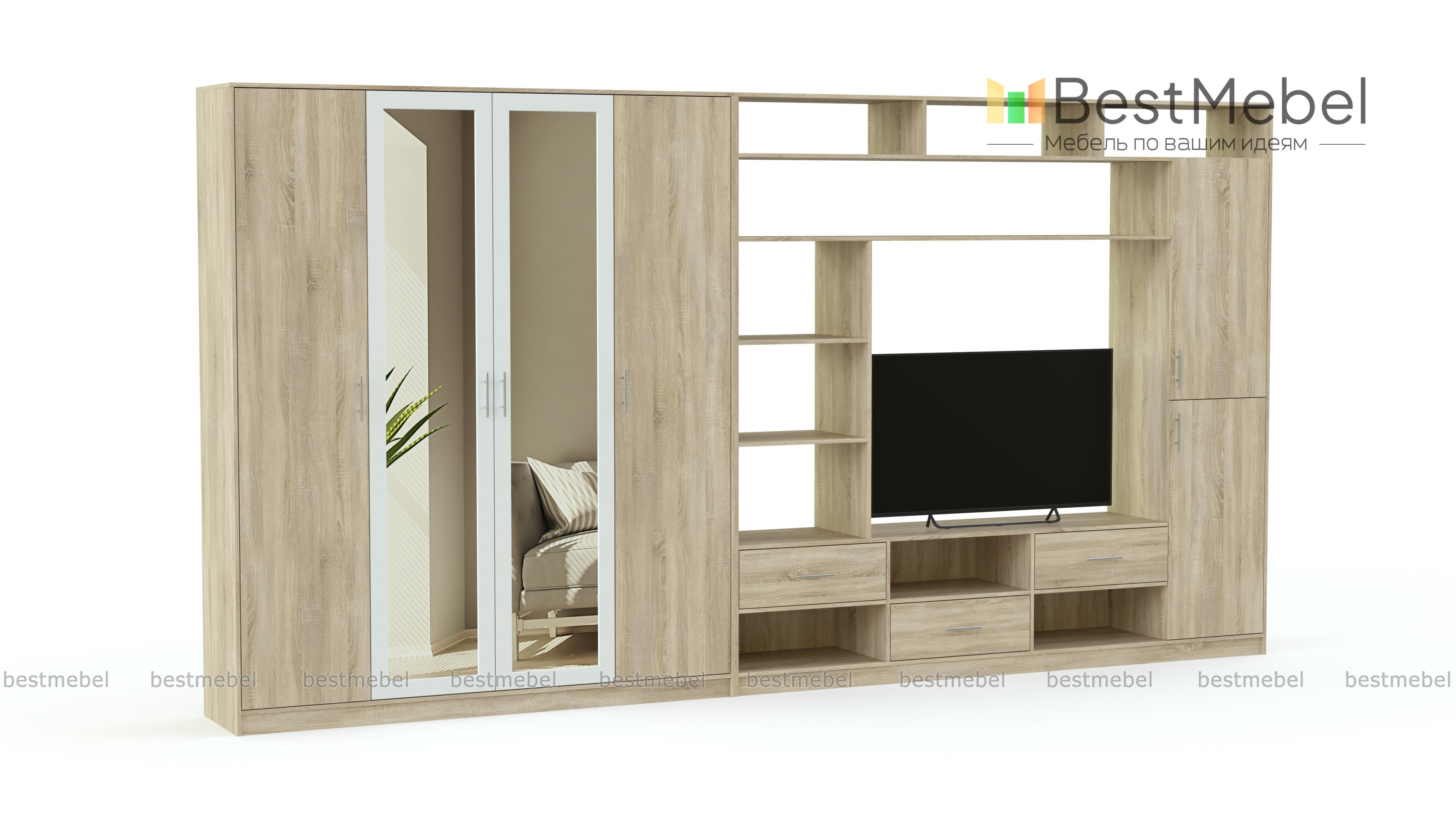 Стенка в гостиную TV-26 BMS - Фото