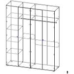 Схема сборки Распашной шкаф Амели 01 BMS