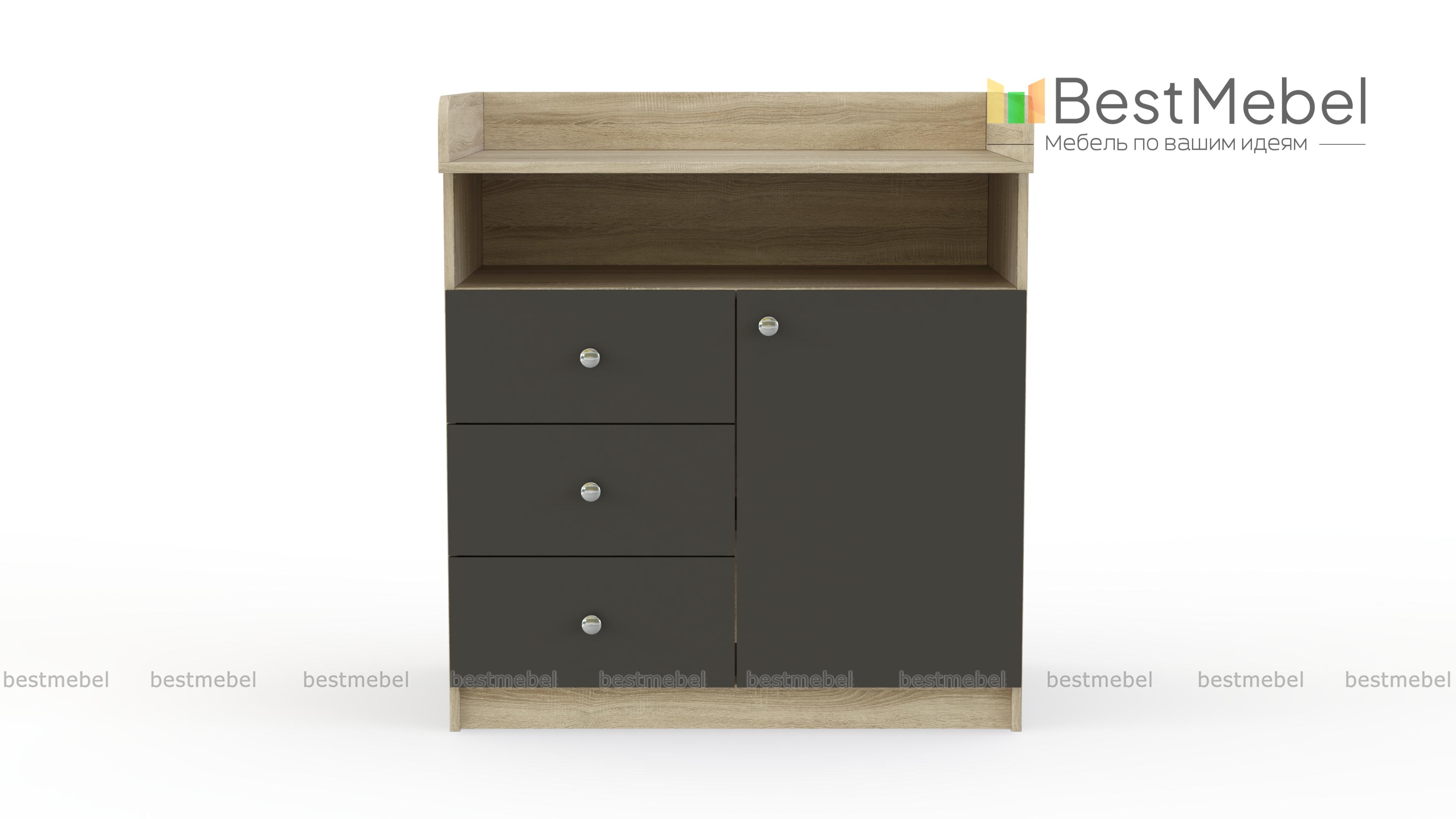 Пеленальный комод Гера 4 BMS - Фото