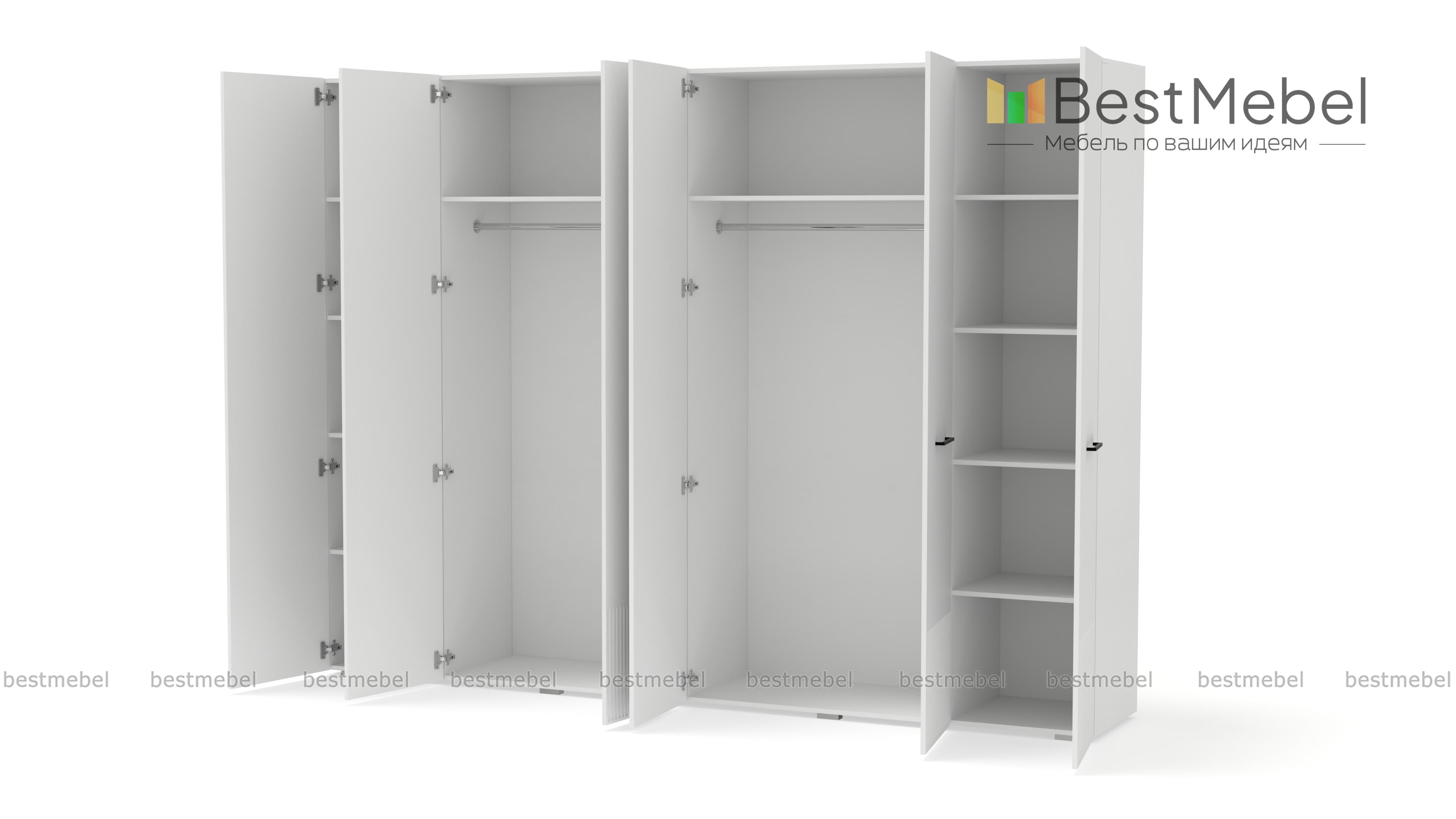 Шкаф распашной Декарт 6 BMS - Фото