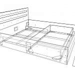 Чертеж Кровать Фьюжн BMS
