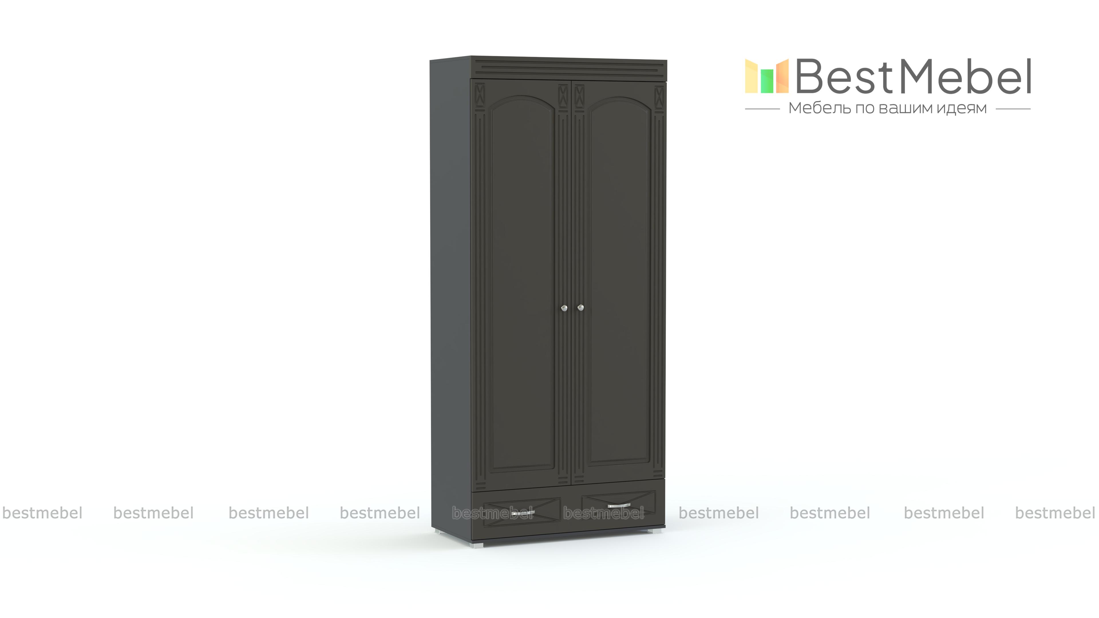 Шкаф платяной Элизабет ЭМ-6 BMS - Фото