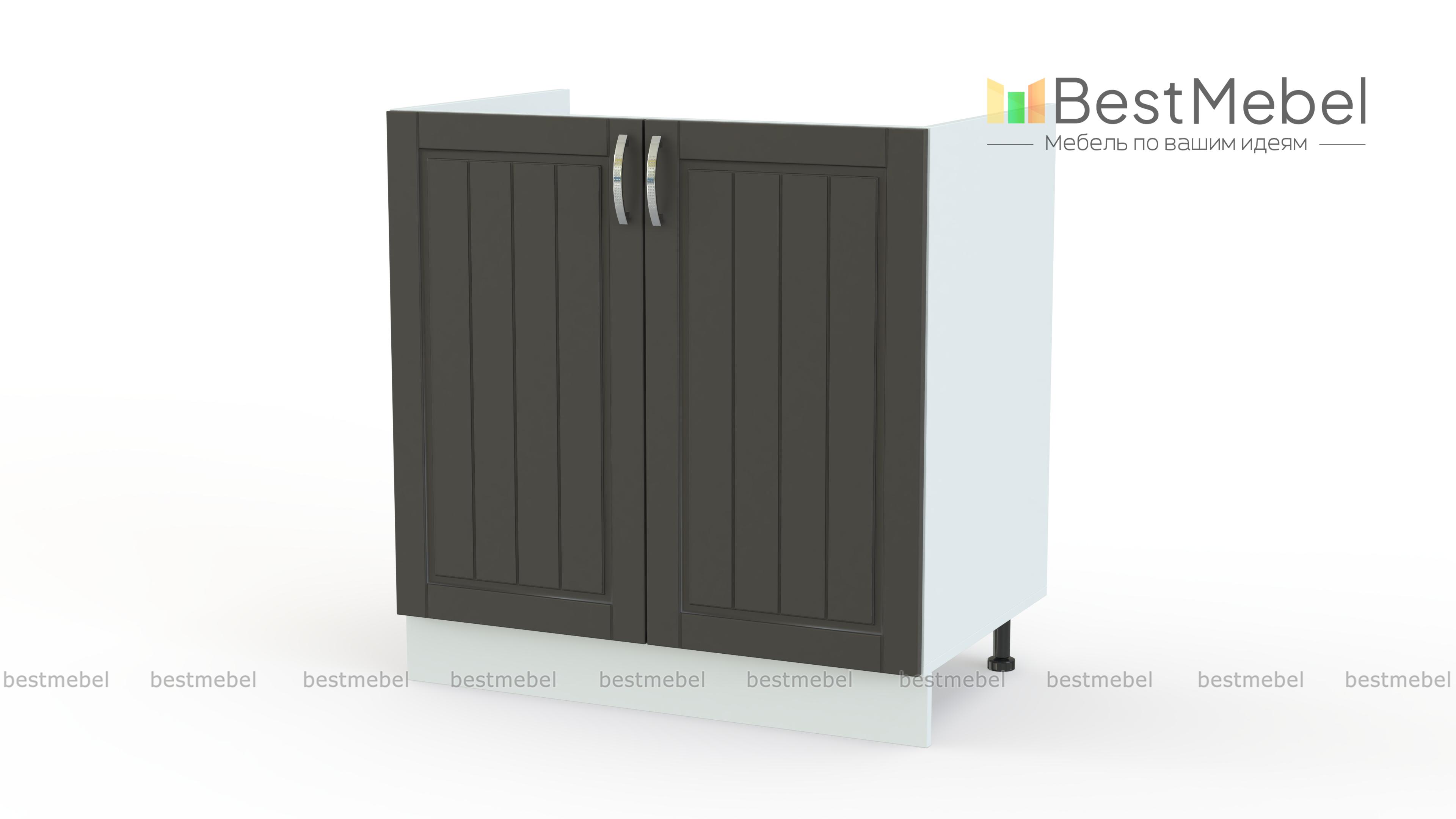 Шкаф нижний 2 двери Лондон мойка BMS - Фото