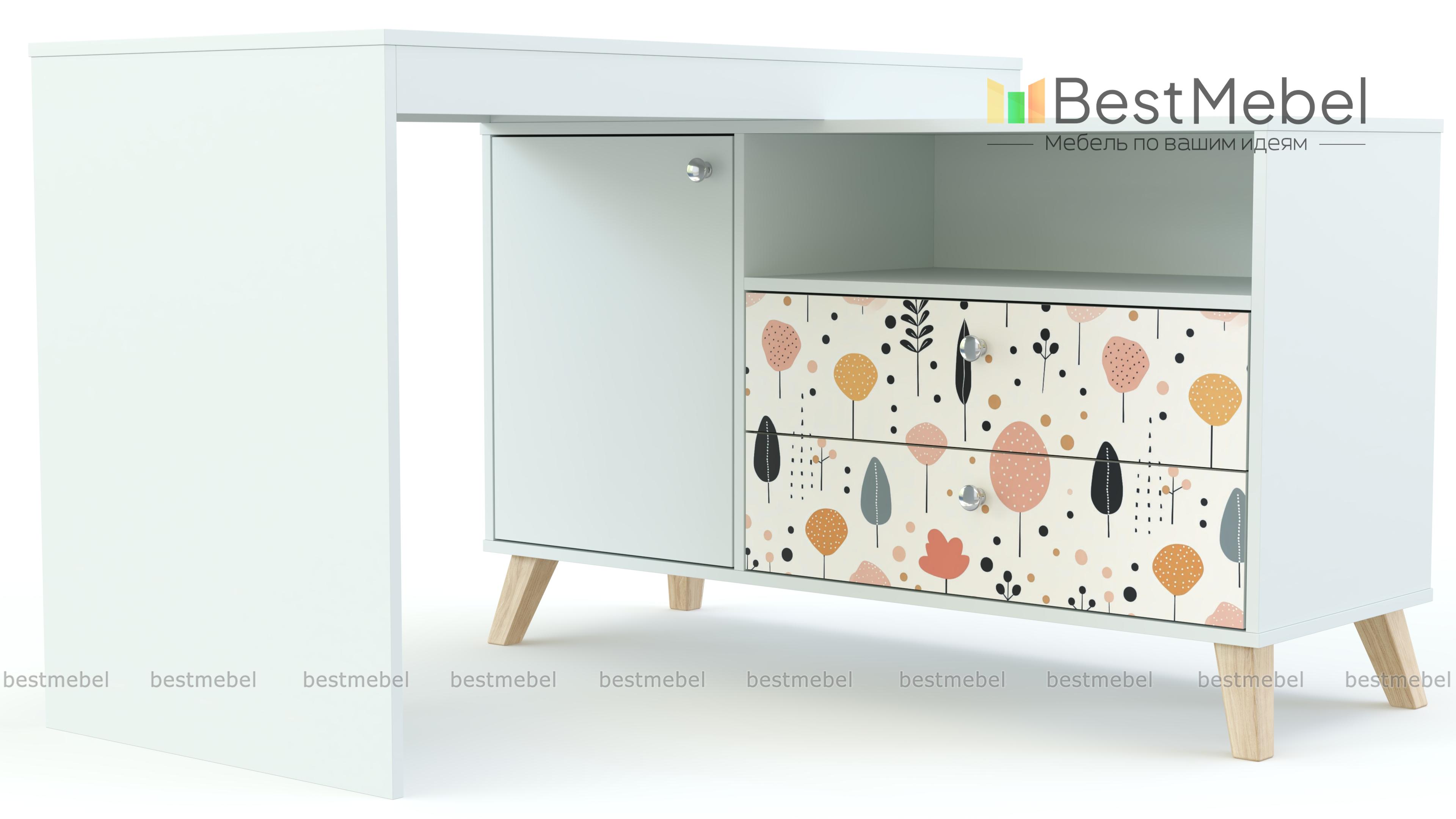 Стол письменный Эльза 1 BMS - Фото