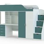 Кровать-чердак с рабочей зоной Мираж К7-4 BMS - Фото 6