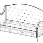Схема сборки Кровать Лина 19 BMS