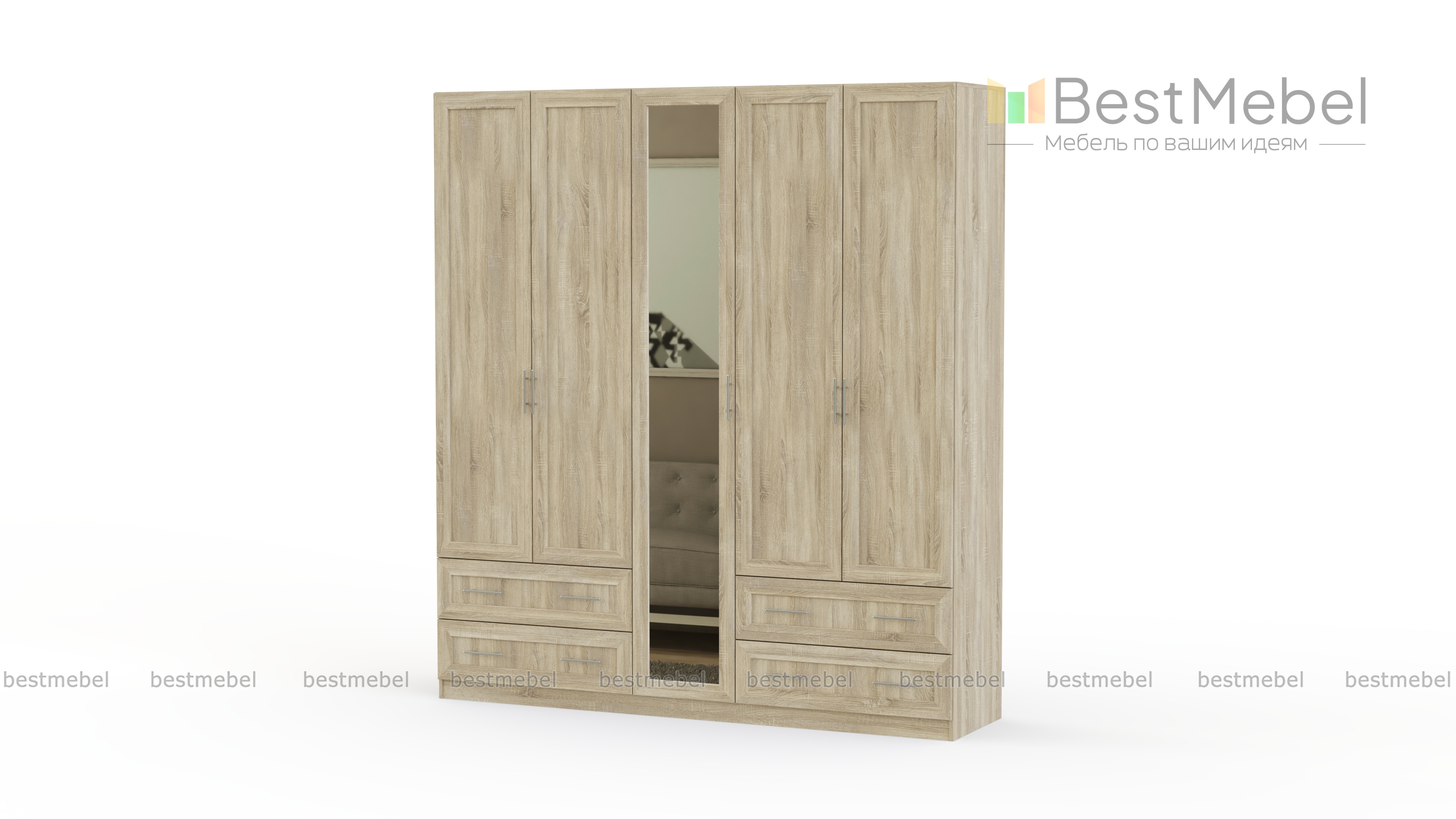 Распашной шкаф Крона 26 BMS