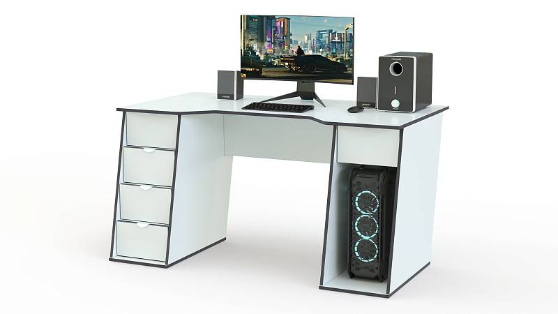 ЭСКИЗ Геймерский стол Шторм 10 BMS (1400х750х700)