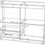 Чертеж Комод Астера 11 МДФ BMS
