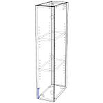 ЭСКИЗ Шкаф верхний Марта BMS (200х1000х400)