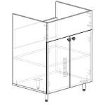 Тумба для ванной комнаты Нео 14 BMS