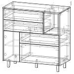 Схема сборки Комод Пенелопа 3 BMS