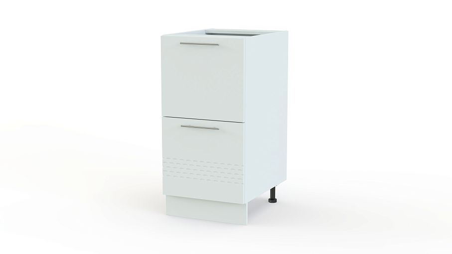 Шкаф нижний 400 2 больших ящика Капля BMS - Фото