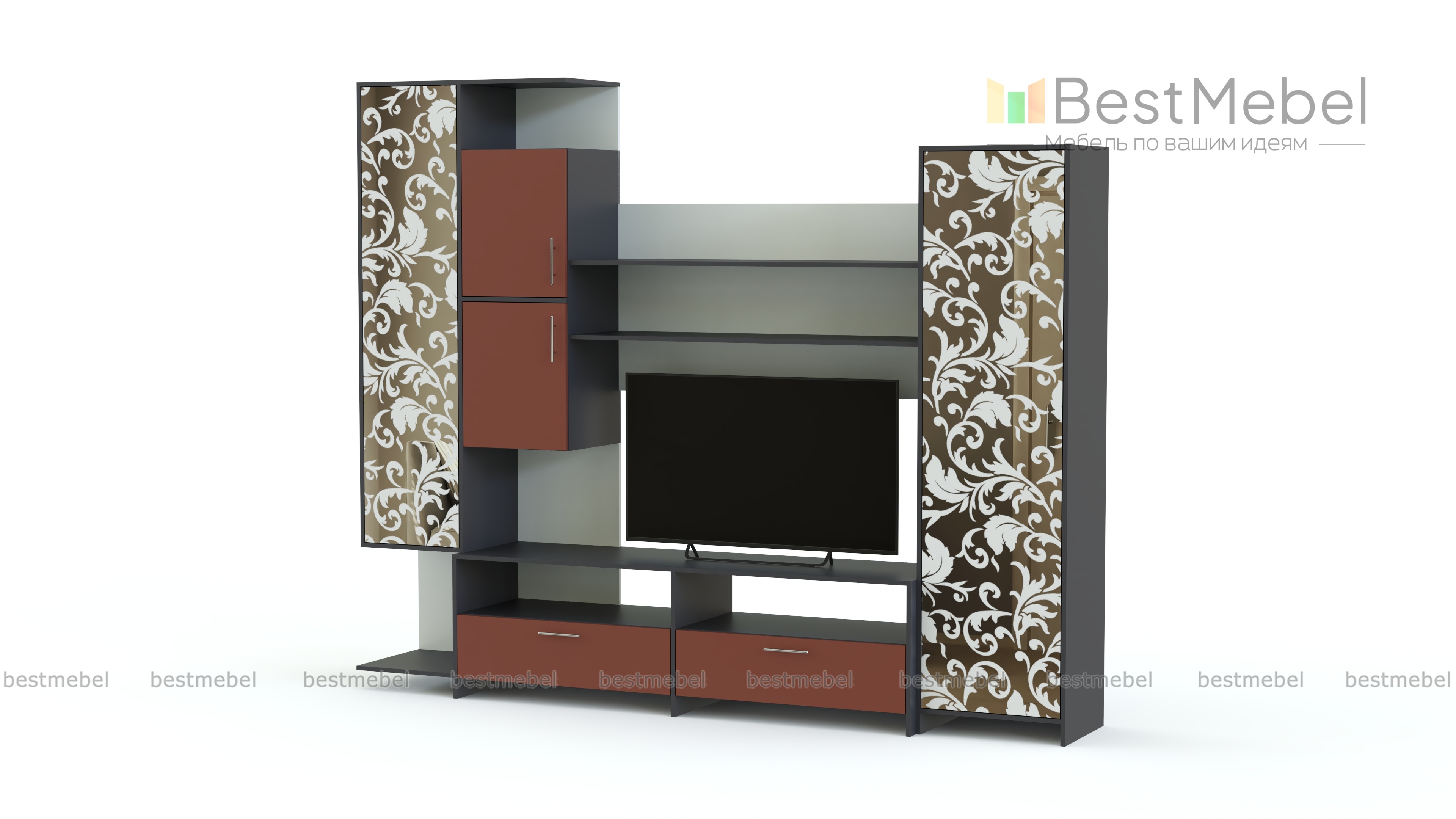 Стенка Гала МДФ BMS