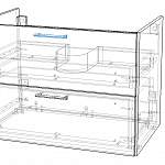 Схема сборки Тумба в ванную Клайди 4 BMS