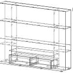 Схема сборки Стенка для гостиной Памира 19 BMS